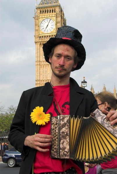 Brian Haw,5 years Parliament Square © 2006, Peter Marshall