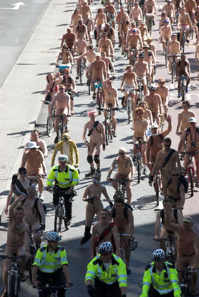 World Naked Bike Ride London. © 2006, Peter Marshall