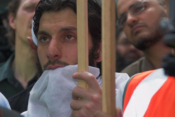 Rally for Justice - Forest Gate Raid. © 2006, Peter Marshall