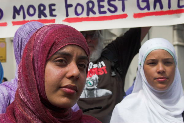 Rally for Justice - Forest Gate Raid. © 2006, Peter Marshall