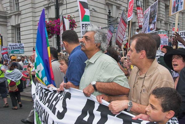 stop israeli attacks on lebanon and palestine © 2006, peter marshall