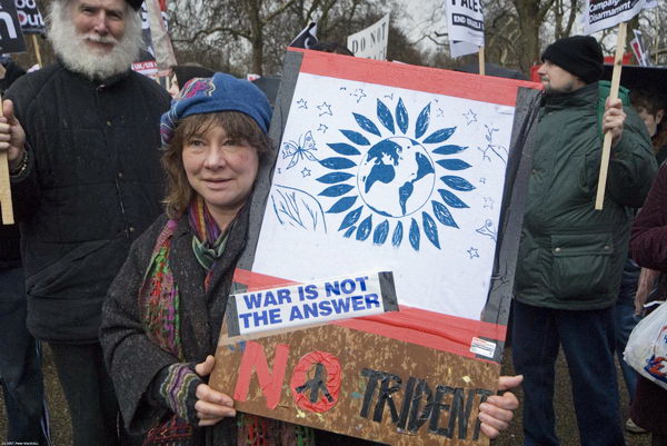 Stop Trident, Troops out of Iraq © 2007, Peter Marshall