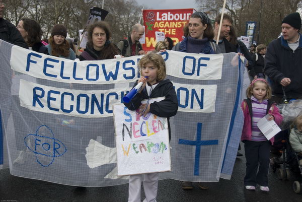 Stop Trident, Troops out of Iraq © 2007, Peter Marshall