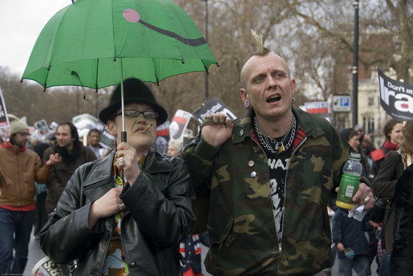 Stop Trident, Troops out of Iraq © 2007, Peter Marshall