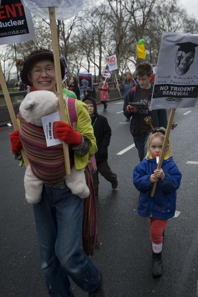 Stop Trident, Troops out of Iraq © 2007, Peter Marshall