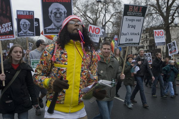 Stop Trident, Troops out of Iraq © 2007, Peter Marshall