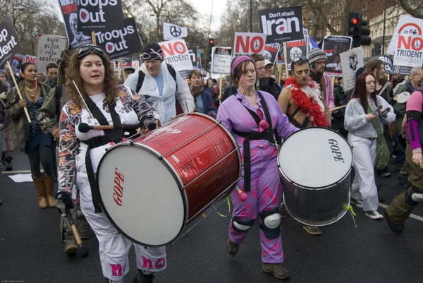 Stop Trident, Troops out of Iraq © 2007, Peter Marshall