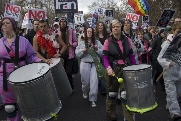 Stop Trident, Troops out of Iraq © 2007, Peter Marshall