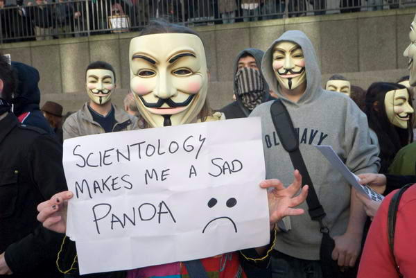 'Anonymous' Protest Church of Scientology