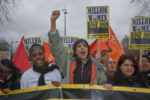 Million WOmen Rise - Start of march