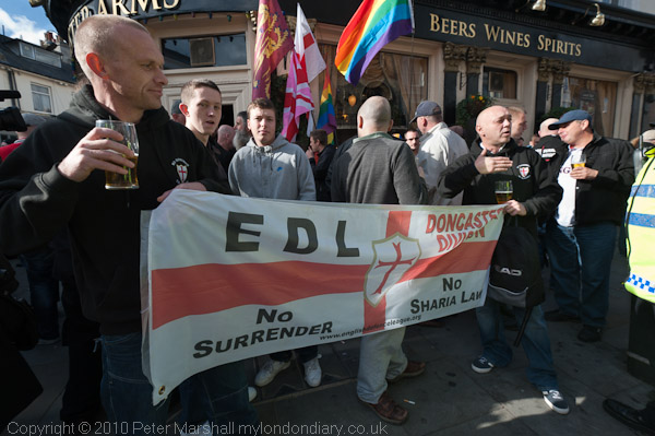 EDL Rally Supports Israel