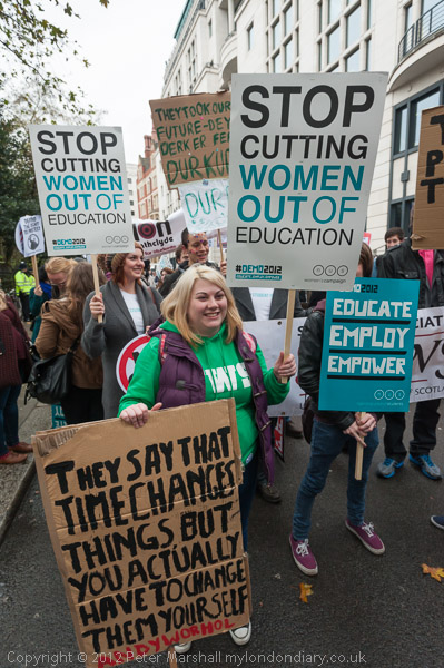 Students March against Fees and Cuts - 2012
