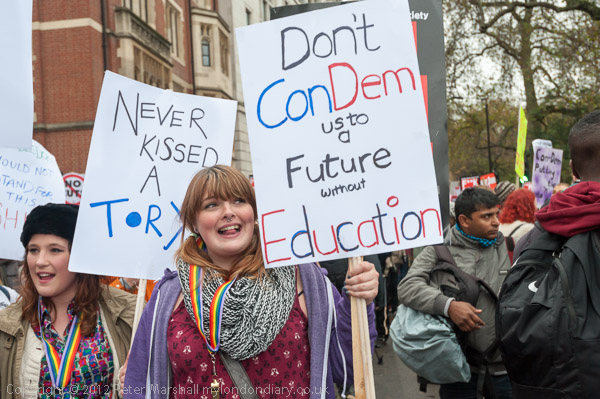 Students March against Fees and Cuts - 2012