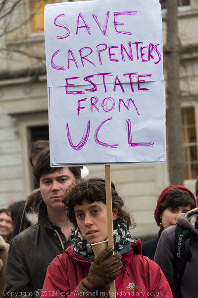 University Protests - Carpenters Estate & Outsourcing