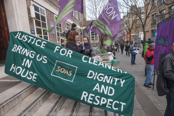 SOAS Cleaners and Denmark Street Squat