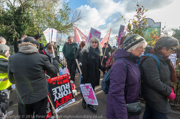 Walthamstow Housing Action & Class War at the Ripper Museum
