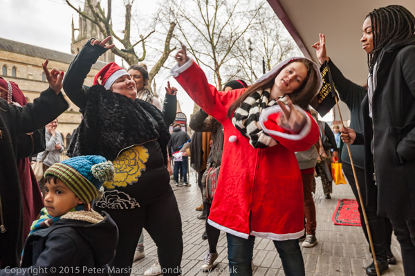 A Table, COP21, Refugees and Santas - 2015