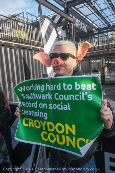 Croydon Snouts in Trough Protest