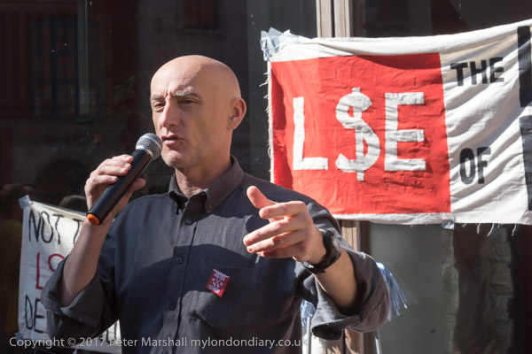 LSE Cleaners Protest, Police Arrest Lisa