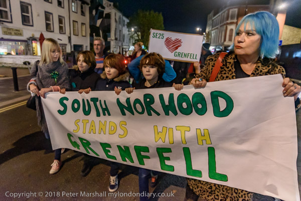 Grenfell Remembered in South Norwood